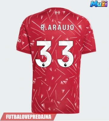 Lacne Muži Futbalové dres Liverpool Ronald Araujo #33 2026-27 Krátky Rukáv - Domáci